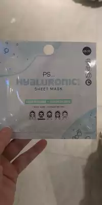 PRIMARK - Masque en tissu acide hyaluronique