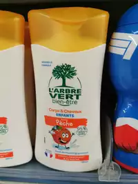 L'ARBRE VERT - Gel douche enfants parfum pêche