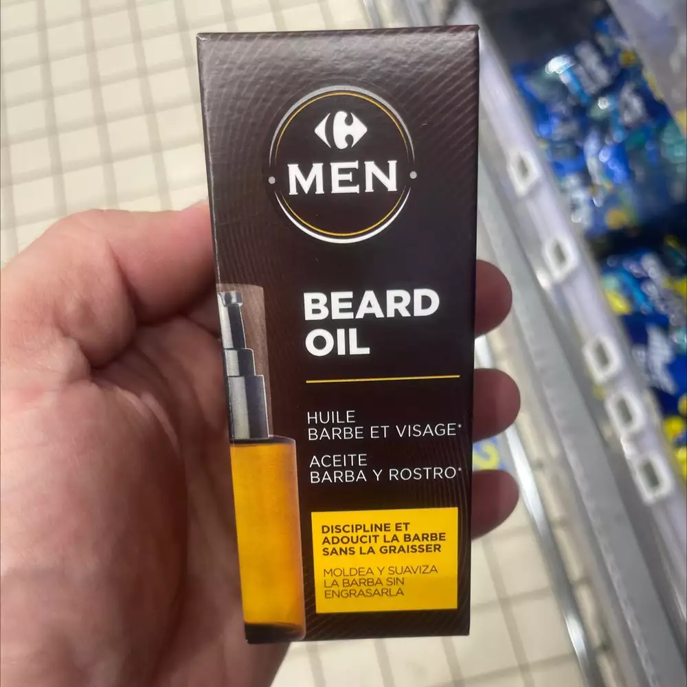CARREFOUR - Men - Huile barbe et visage