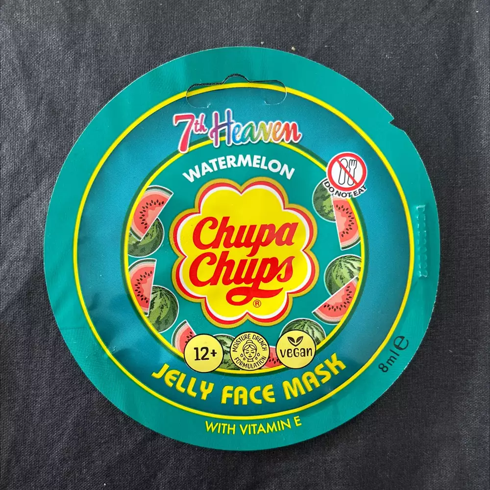 7TH HEAVEN - Watermelon chupa chups - Jelly face mask 
