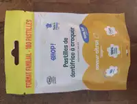 EHOP - Saveur citron - Pastilles de dentifrice à croquer