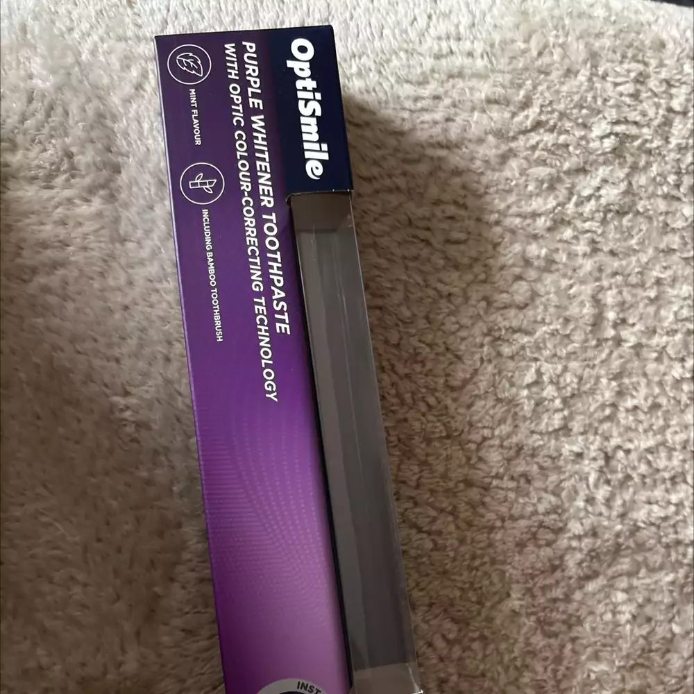 OPTISMILE - Purple whitener toothpaste