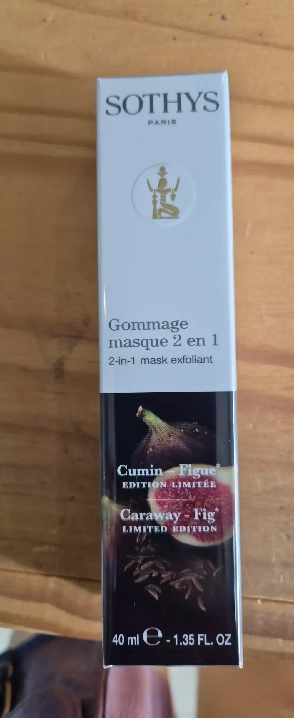 SOTHYS - Gommage masque 2 en 1 cumin figue
