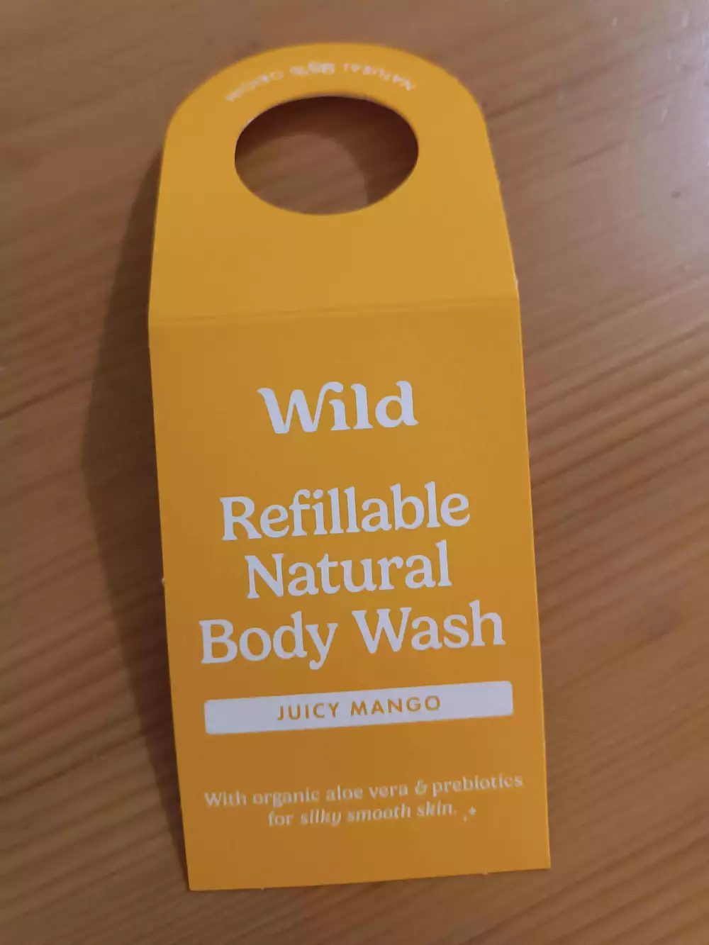 WILD - Refillable natural body wash juice mango