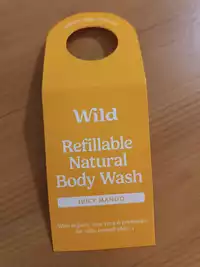 WILD - Refillable natural body wash juice mango