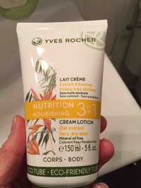 YVES ROCHER - Nutrition 3 en 1 - Lait crème peaux très sèches