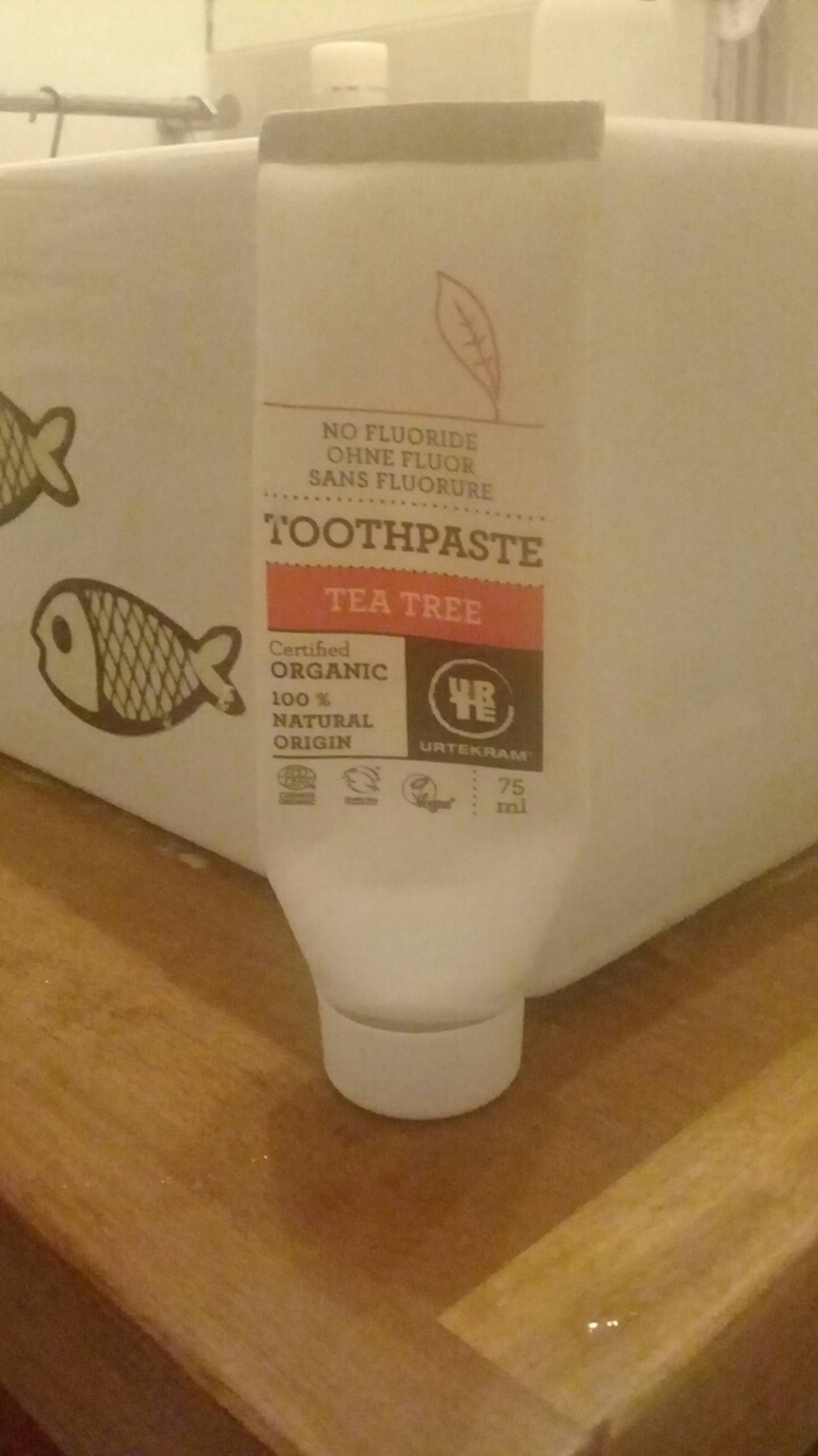 URTEKRAM - Tea Tree Toothpaste organic