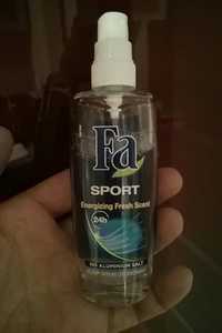 FA - Sport energizing fresh scent 24h - Spray déodorant