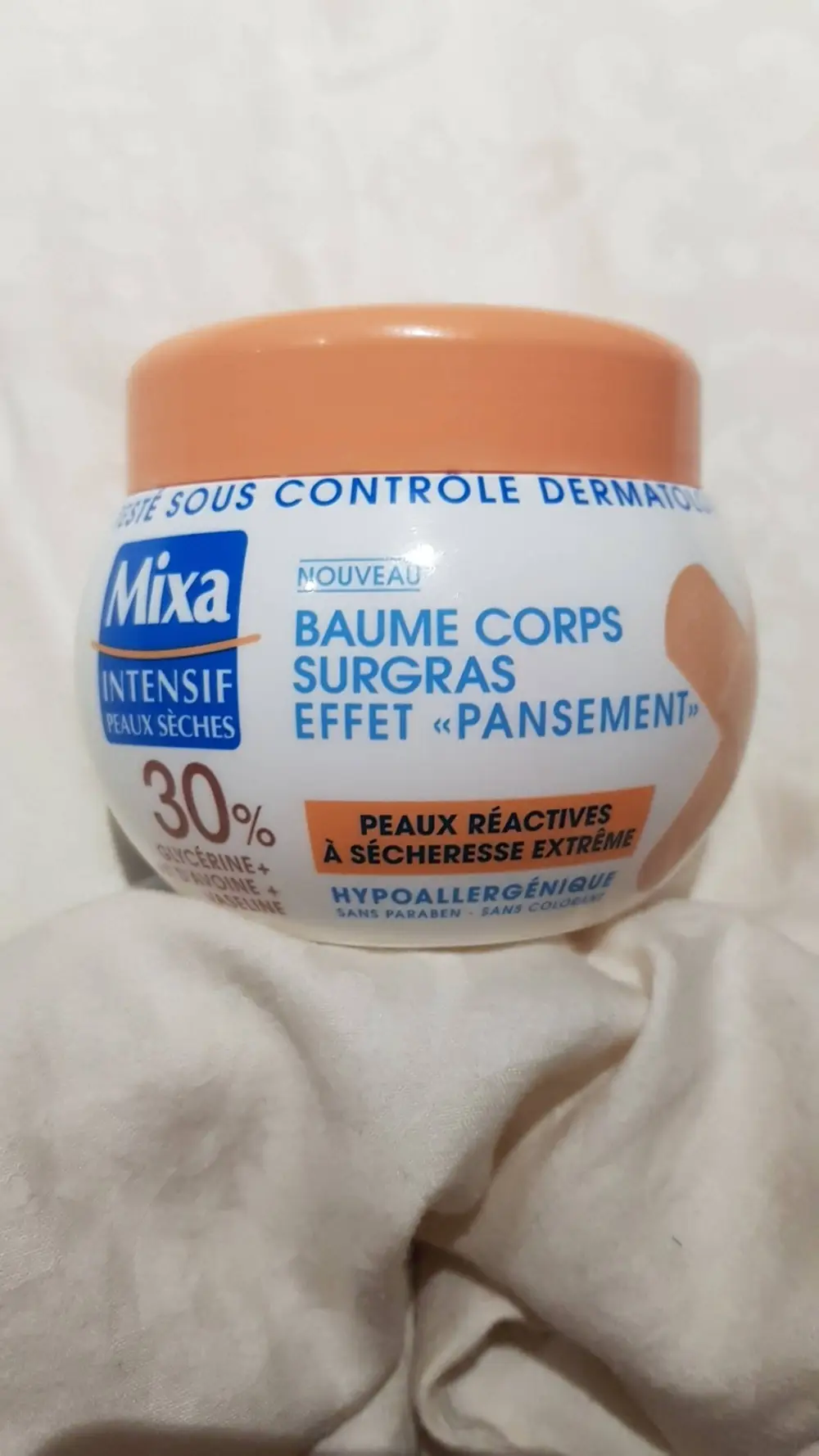 MIXA - Intensif - Baume corps surgras effet pansement