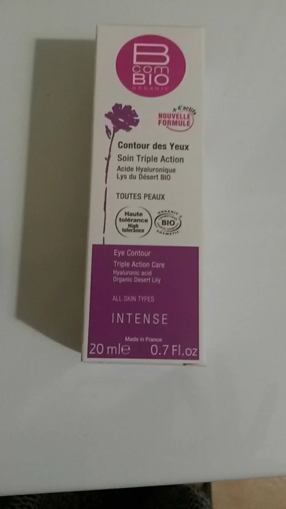 B COM BIO - Intense - Contour des yeux soin triple action