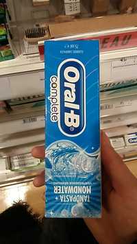 ORAL-B - Dentifrice complete - Tandpasta+mondwater