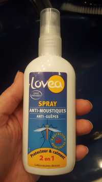 LOVEA - Spray Anti-moustiques - Protection & calmant 2 en 1 8h