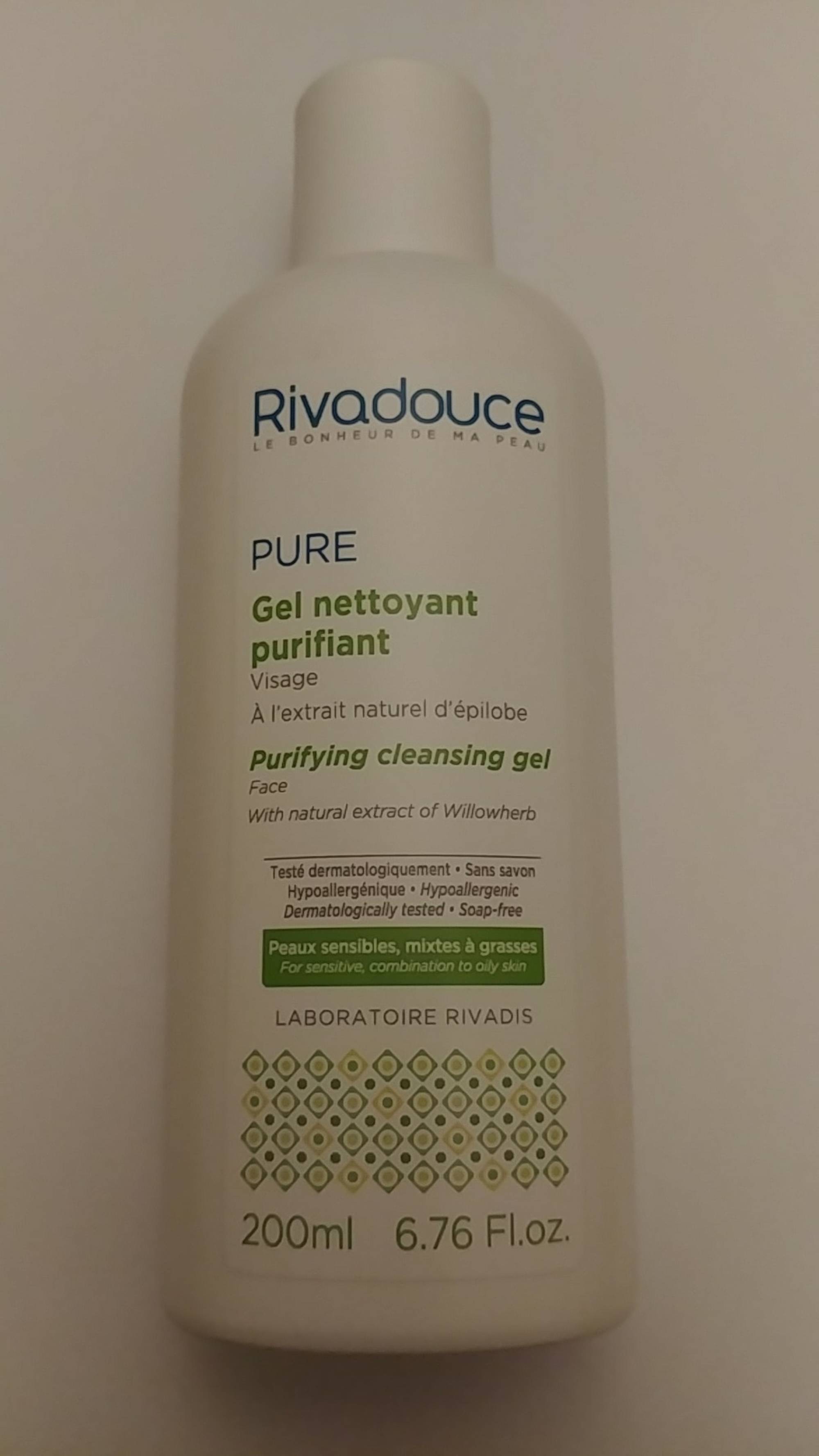 RIVADOUCE - Pure - Gel nettoyant purifiant visage