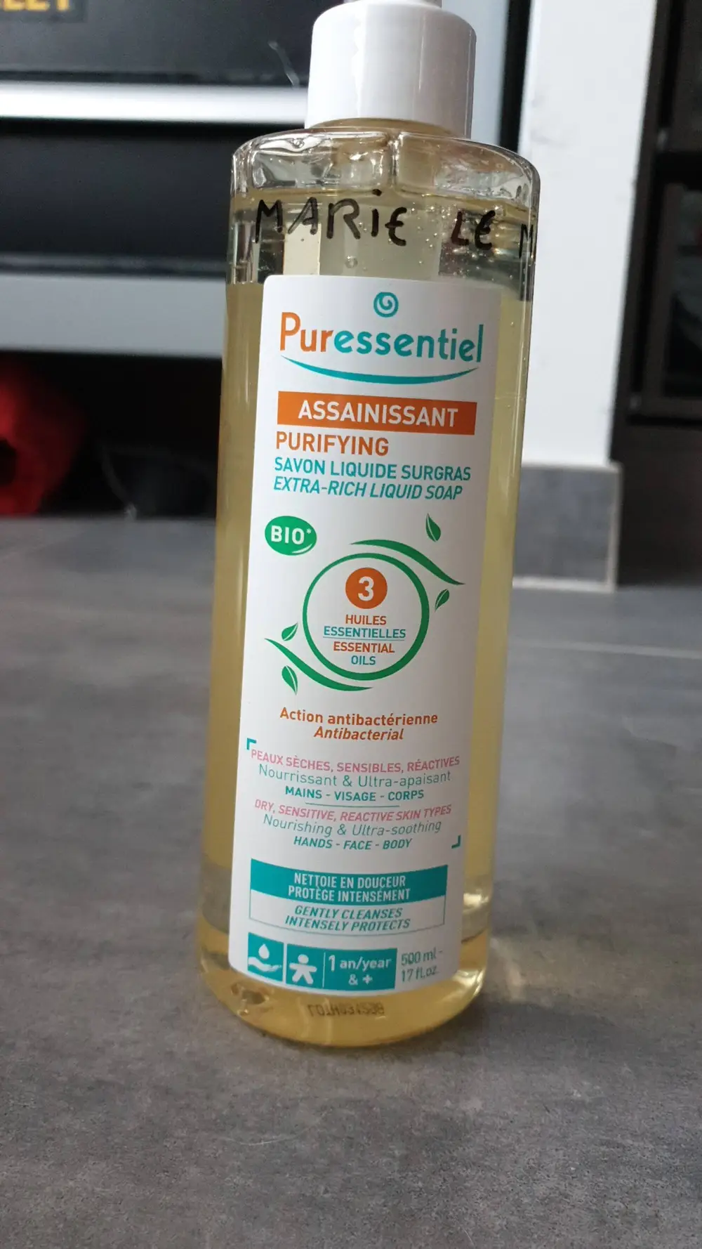 PURESSENTIEL - Assainissant Savon liquide surgras