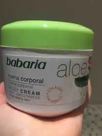 BABARIA - Crema corporal aloe vera