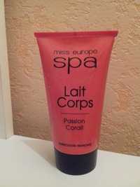 MISS EUROPE - Lait corps - Passion corail