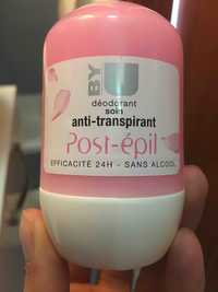 BY U - Post épil - Déodorant soin anti-transpirant 24h