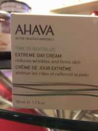 AHAVA - Time to Revitalize - Crème de jour extrême 