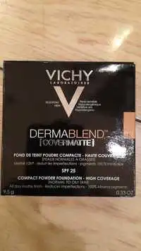 VICHY - Dermablend covermatte - Fond de teint poudre compacte SPF 15 - 45 Gold