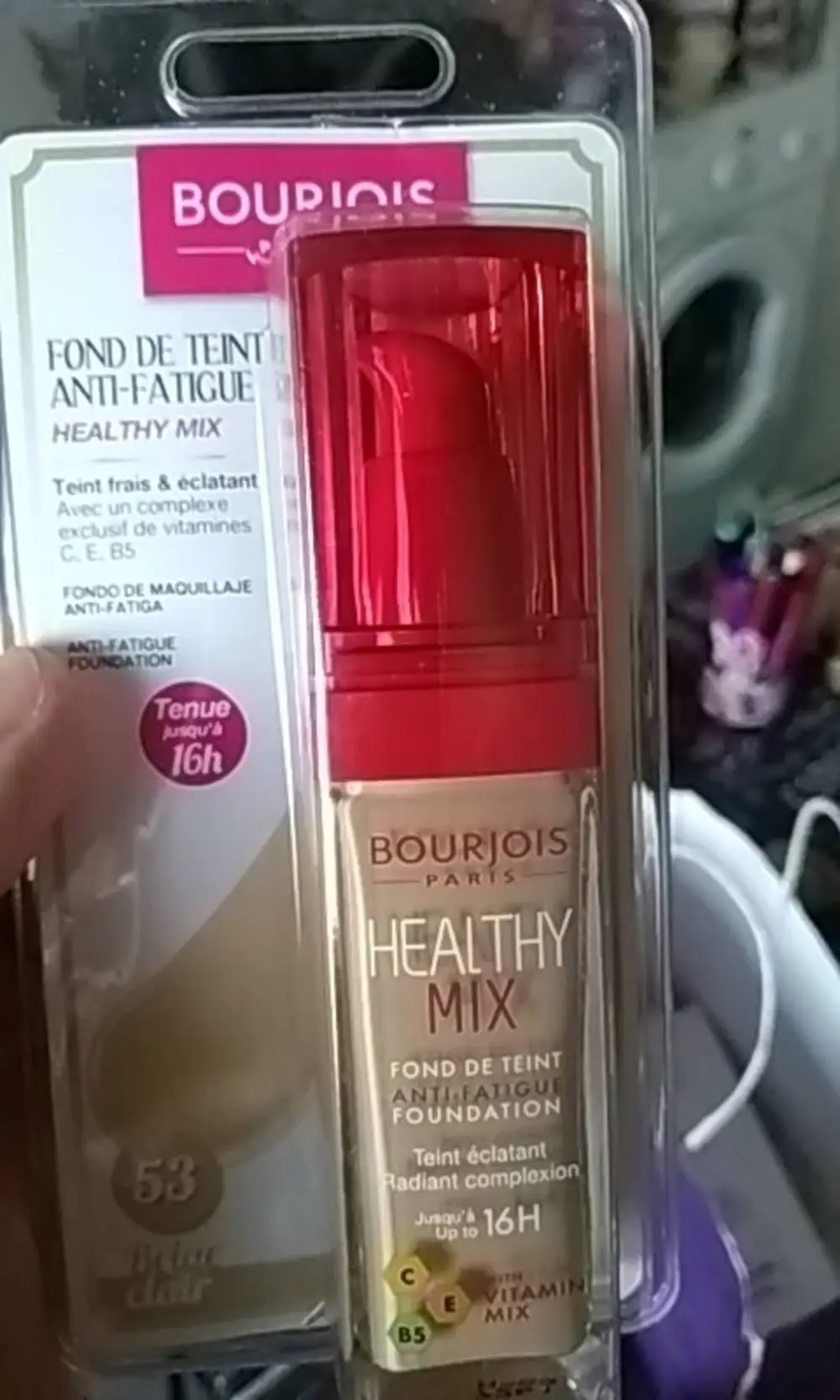 BOURJOIS - Healthy mix - Fond de teint anti-fatigue 53 beige clair