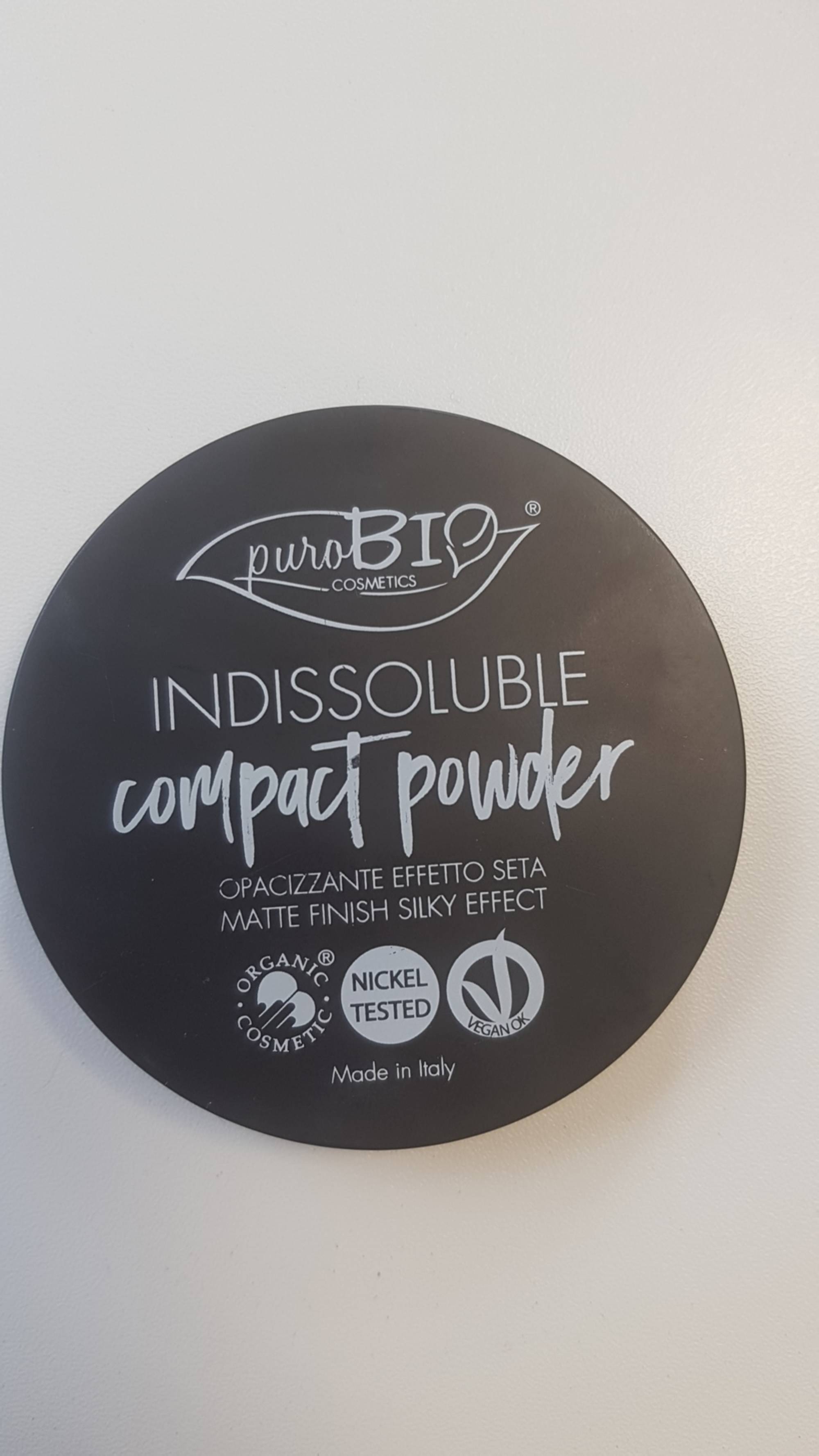 PUROBIO COSMETICS - Indissoluble - Compact powder