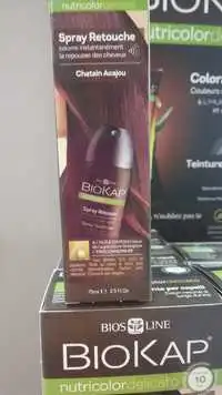 BIOKAP - Nutricolor delicato - Spray retouche châtain acajou