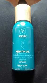 SOSILK - Keratin oil - Élixir réparateur et lissant