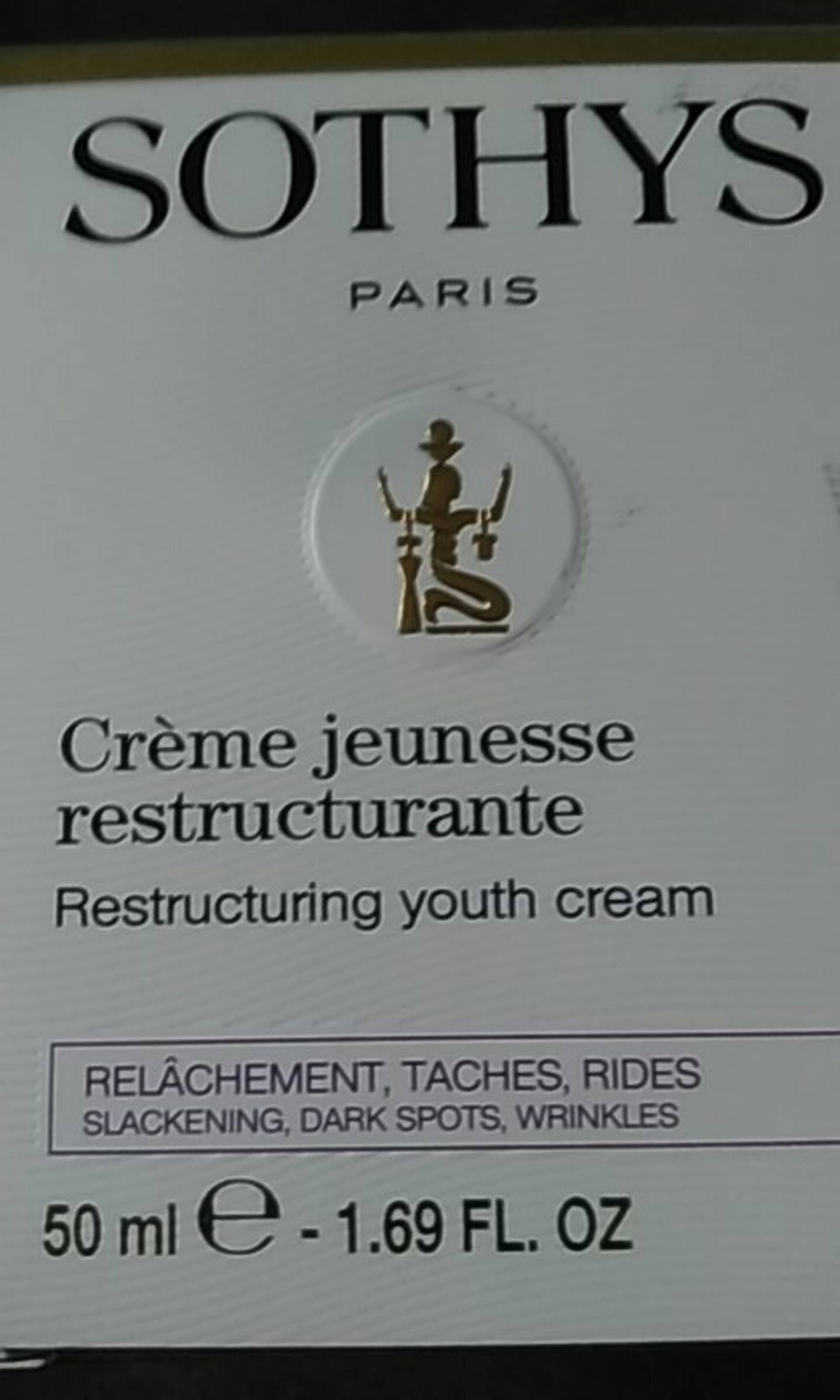 SOTHYS PARIS - Crème jeunesse restructurante