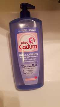 CADUM - Bébé Cadum - Huile lavante corps & cheveux