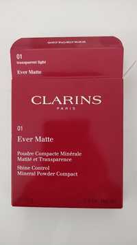 CLARINS - Ever matte - Poudre compacte minérale