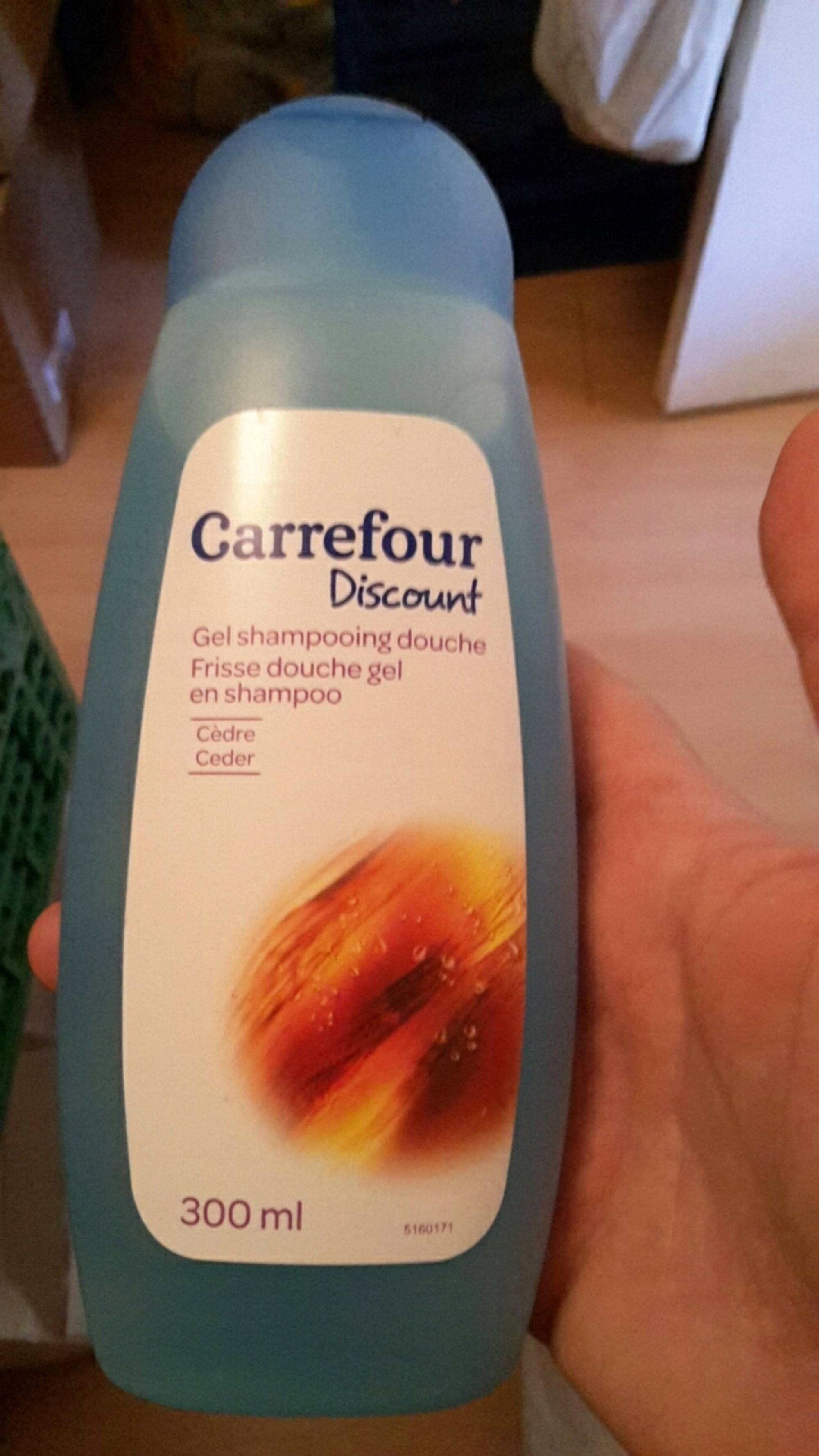 CARREFOUR - Discount - Gel shampooing douche Cèdre