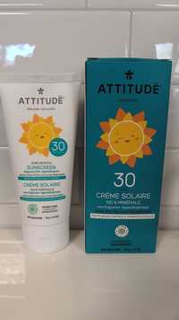 ATTITUDE - Crème solaire tout-petits FPS 30