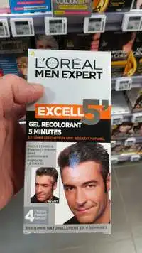 L'ORÉAL - Men expert Excell 5 - Gel recolorant - 4 Châtain profond naturel