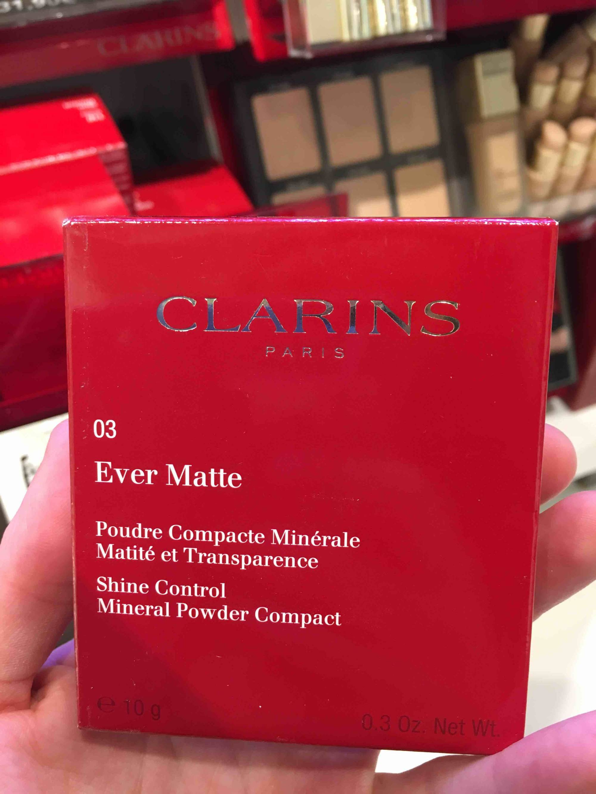 CLARINS - 03 Ever matte - Poudre compacte minérale