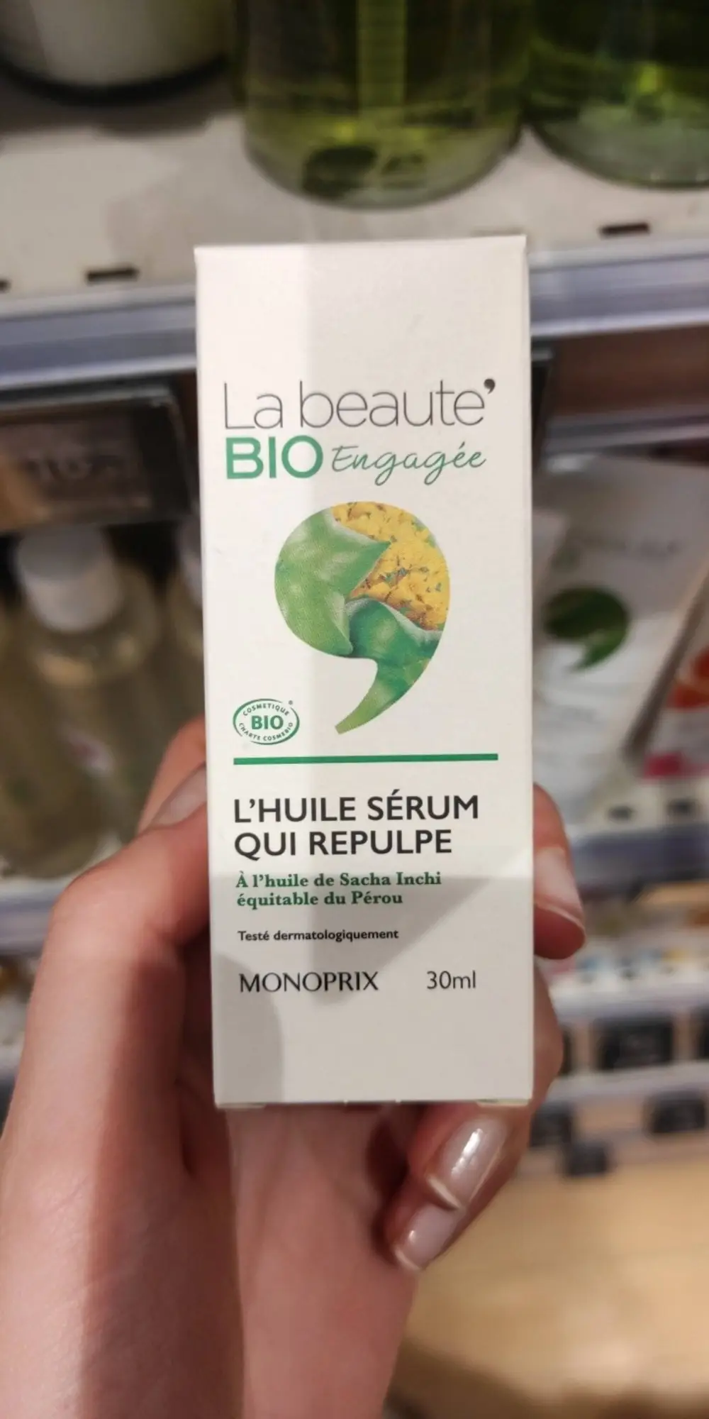 MONOPRIX - Huile sérum repulpante