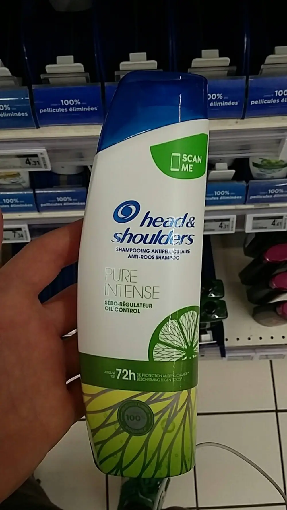 HEAD & SHOULDERS - Shampooing antipelliculaire pure intense