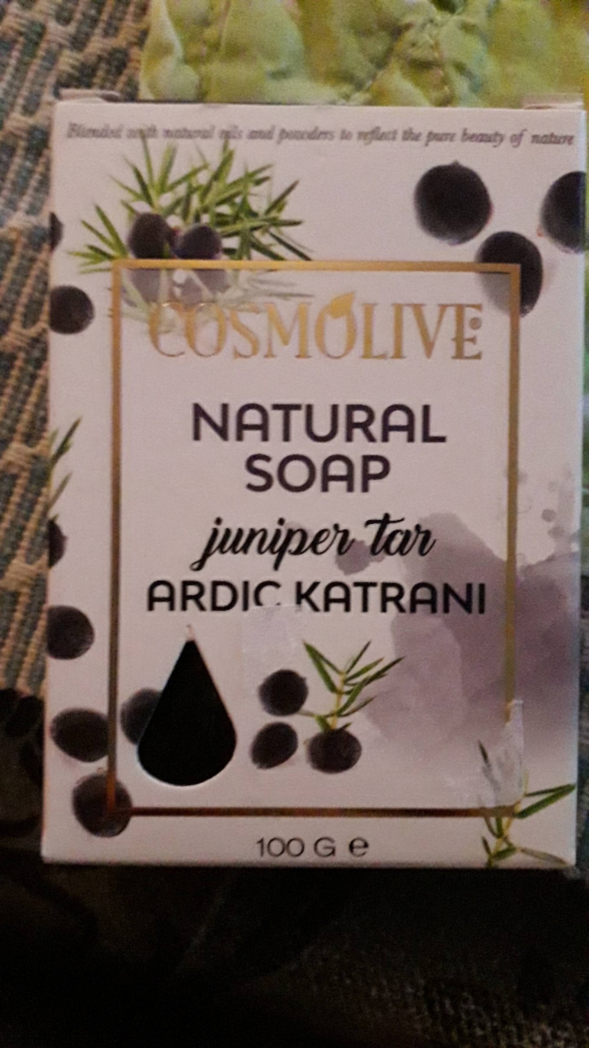 COSMOLIVE - Natural soap - Juniper tar
