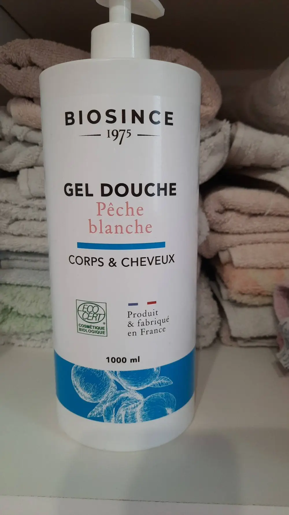 BIO SINCE - Gel douche pêche blanche