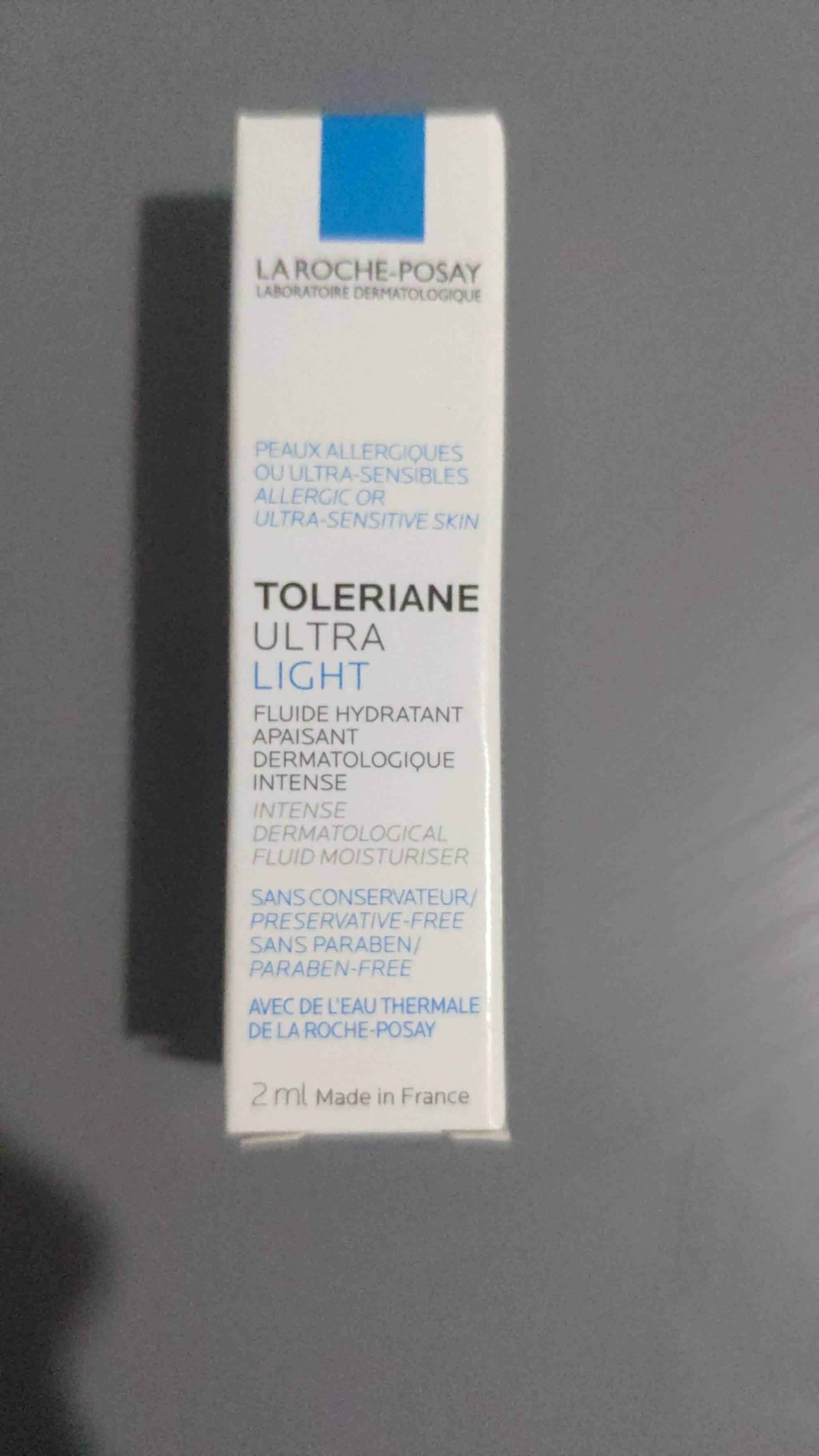LA ROCHE-POSAY - Toleriane ultra light - Fluide hydratant apaisant dermatologique intense