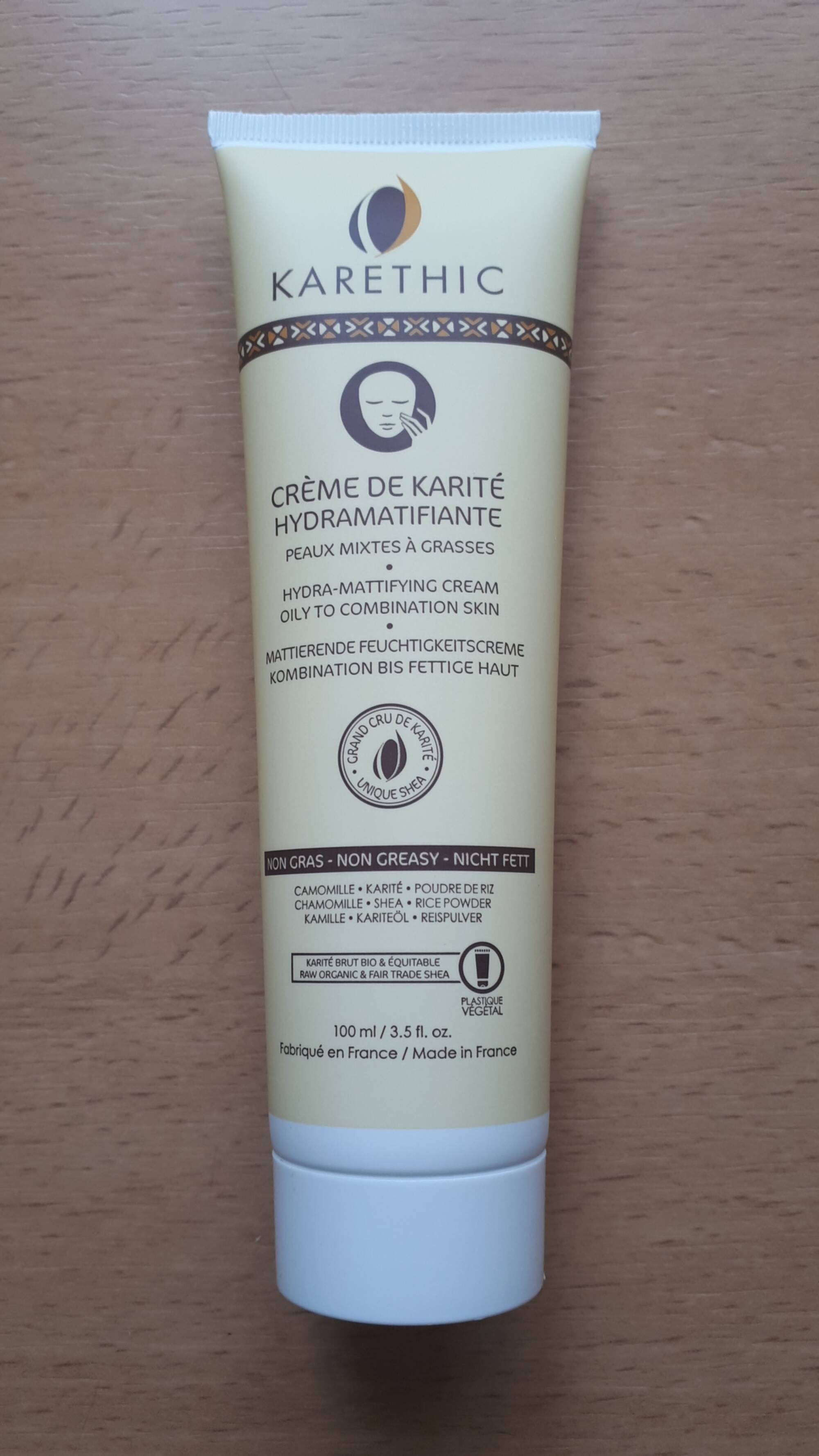 KARETHIC - Crème de karité hydramatifiante
