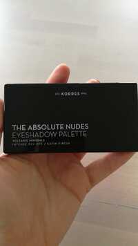 KORRES - The absolute nudes - Eyeshadow palette Satin finish