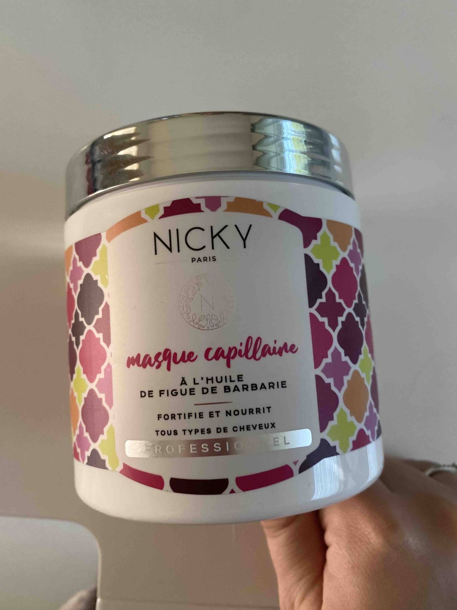 NICKY - Masque capillaire à l'huile de figue de barbarie
