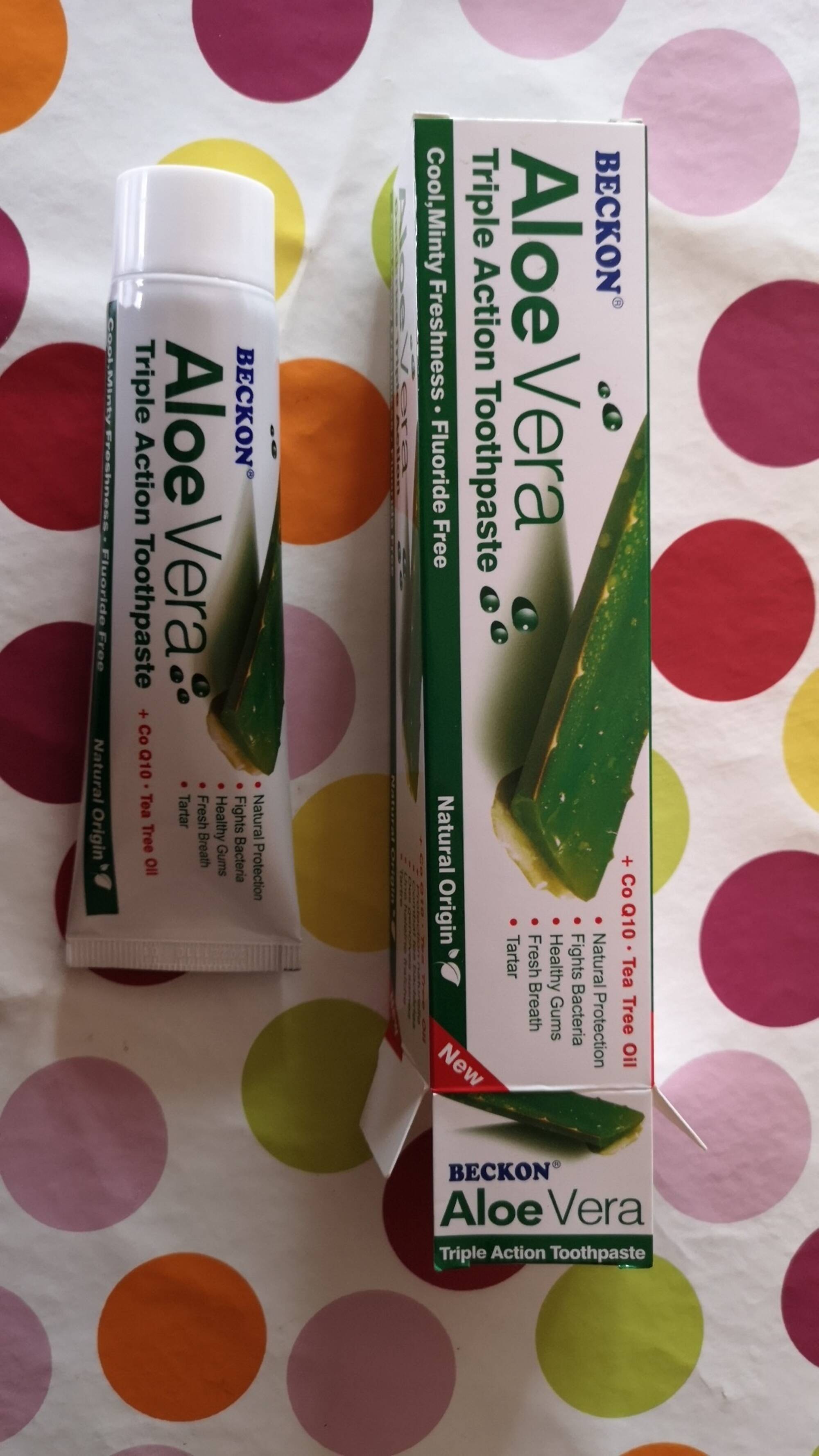 BECKON - Aloe Vera - Triple Action toothpaste