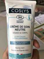 COSLYS - Crème de soin neutre