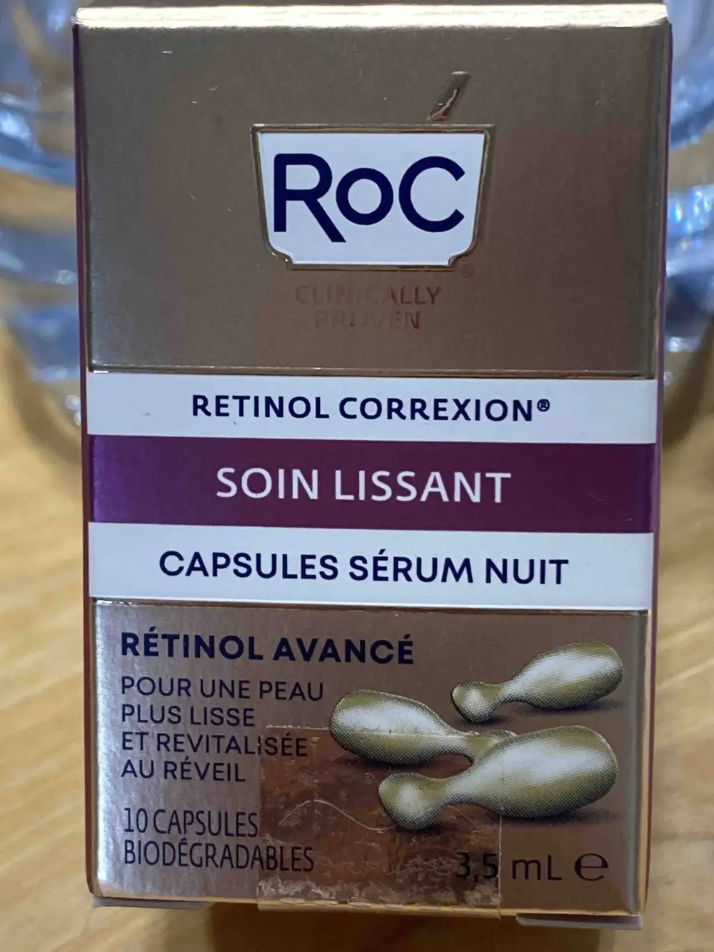 ROC - Retinol correxion - Soin lissant capsules sérum nuit