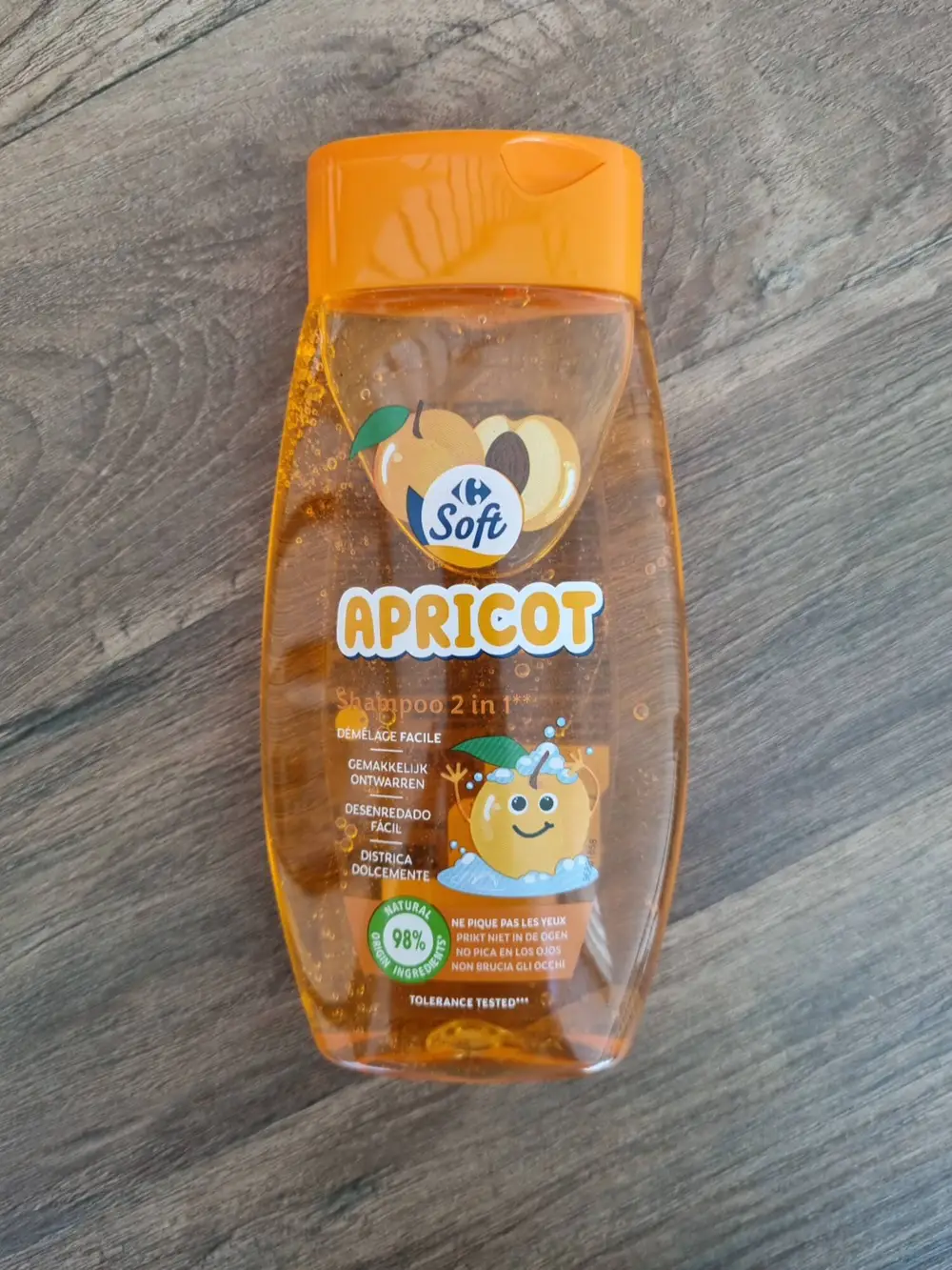 CARREFOUR - Soft apricot - Shampoing 2 en 1 Soft