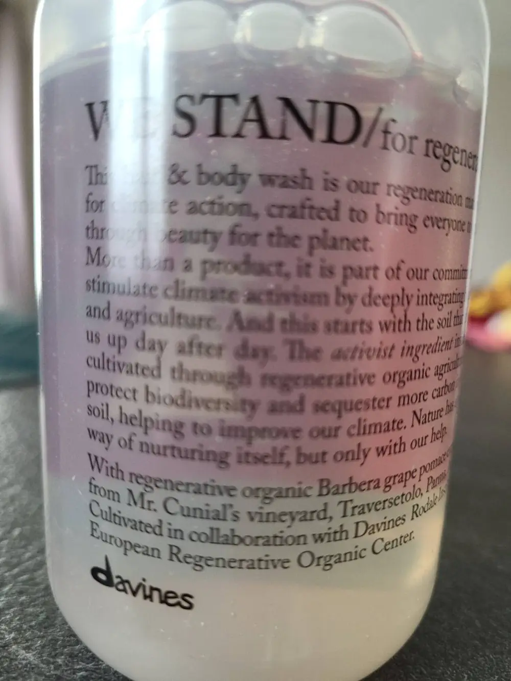 DAVINES - We stand - Shampooing douche corps et cheveux