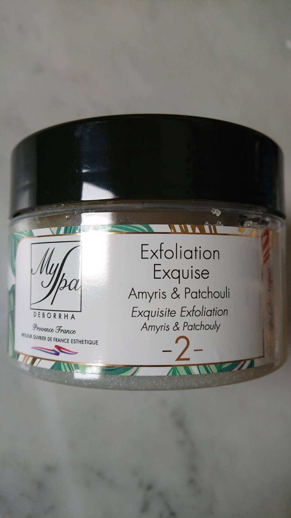 MYSPA - Exfoliation exquise amyris et patchouli 