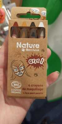 NATURE BY GRIM'TOUT - 4 Crayons de maquillage