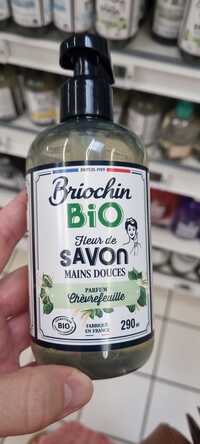 BRIOCHIN - Bio - Fleur de savon mains douces parfum chèvrefeuille